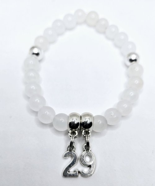 White and Silver 29 Bracelet 