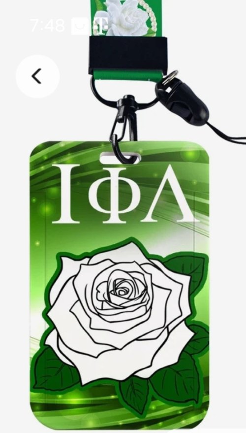 (Pre-Order)White Rose ID Tag